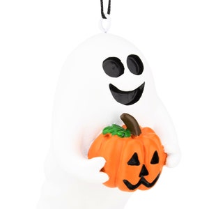 Tree Buddees Cute & Spooky Friendly Ghost Holding a Pumpkin - Etsy