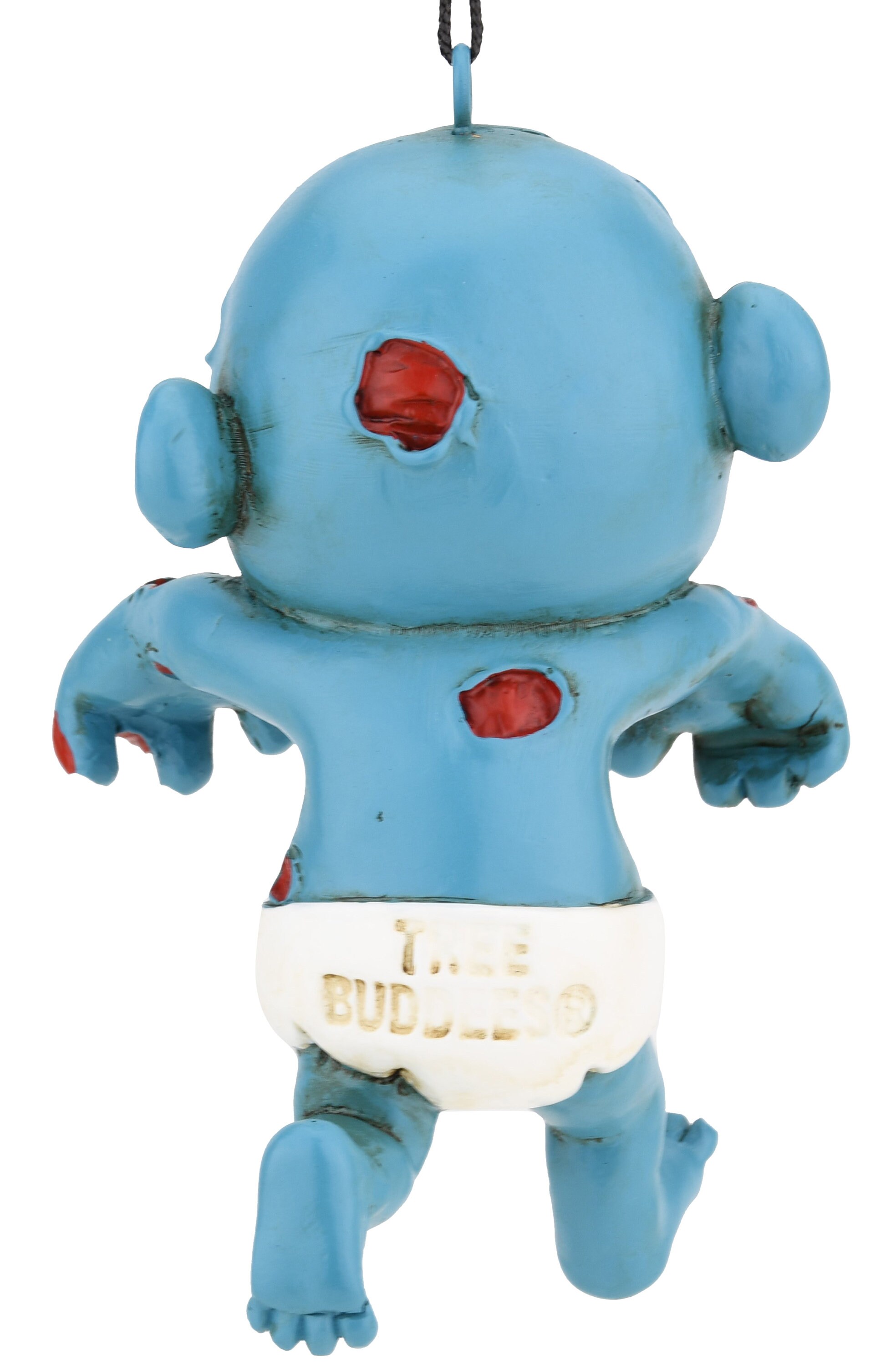 Tree Buddees Walking Zombie Baby Halloween Ornament in the Tree Buddees Walking Zombie Baby Halloween Ornament in the