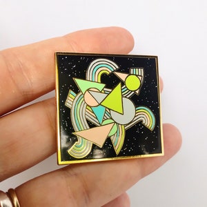 Space Rainbow Enamel Pin
