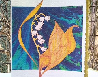 Tarjeta Lily Of The Valley