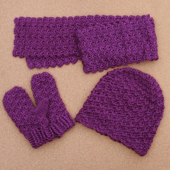 hat and mittens set