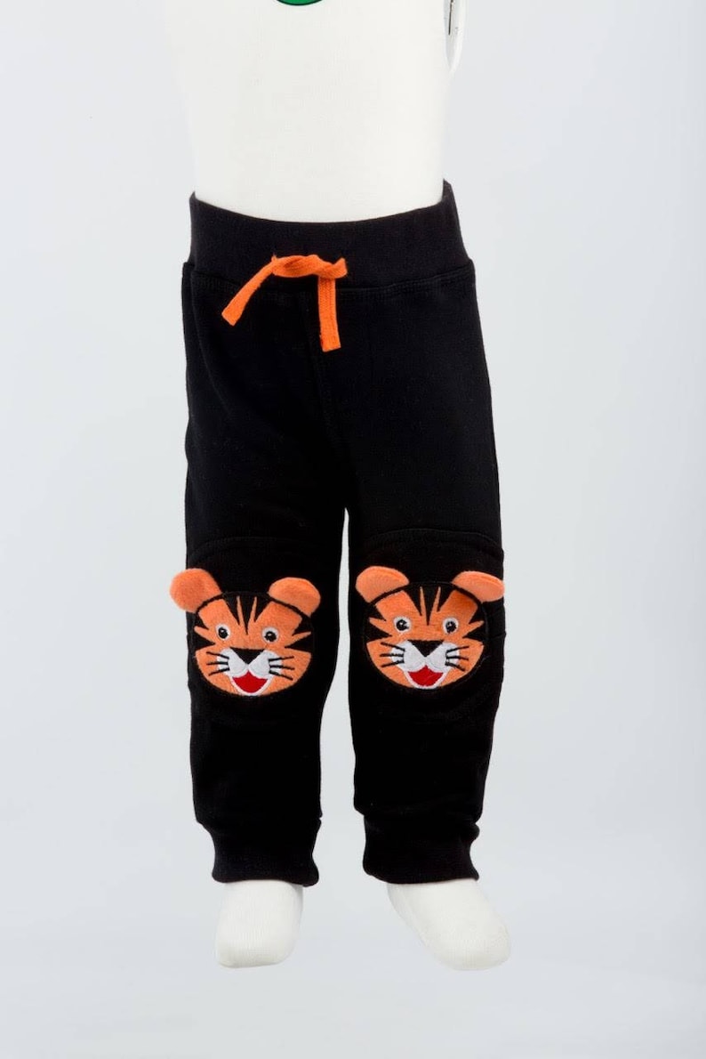 Baby Pant With Knee Pads Tiger Etsy