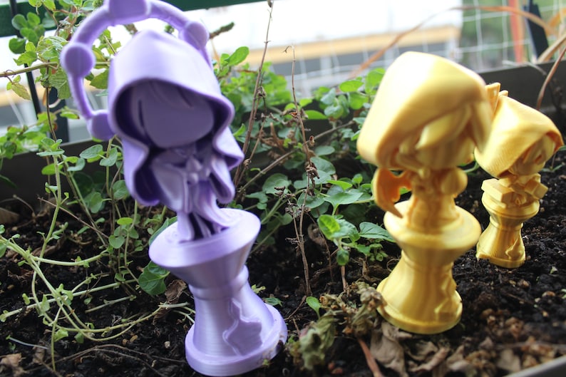 Genshin Impact Altars – 3D Printed Zhongli, Venti, Raiden Figures – Collectible Anime Decor imagen 4