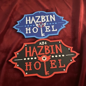 Hazbin Hotel Vollfarbiges 3D-Logo – Wandakzent / Fan-Dekor