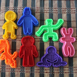 Cookie Cutter Rainbow Cutter Clay Friends Animation Draw