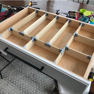 Kitchen Drawer Organizer Brackets/Braces