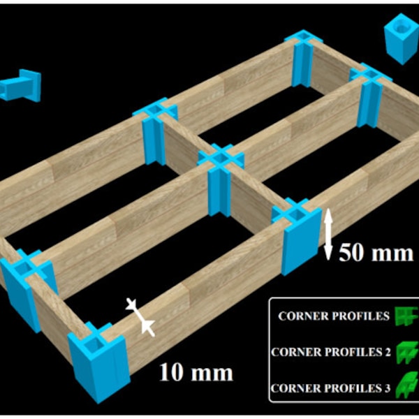 Drawers Corners Profile Wood Table Wood