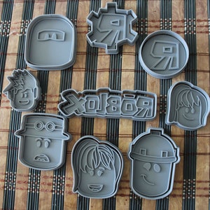 Roblox Noob Skin Cookie Cutters // Video Games // Crafts 