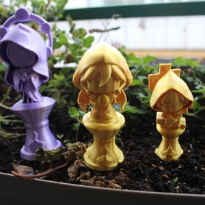 Genshin Impact Altars – 3D Printed Zhongli, Venti, Raiden Figures – Collectible Anime Decor imagen 2