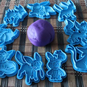 Kakform Eevee Vaporeon Flareon Jolteon Umbreon Espeon Sylveon Glaceon Leafeon 3D Eeveelution Stämpelform