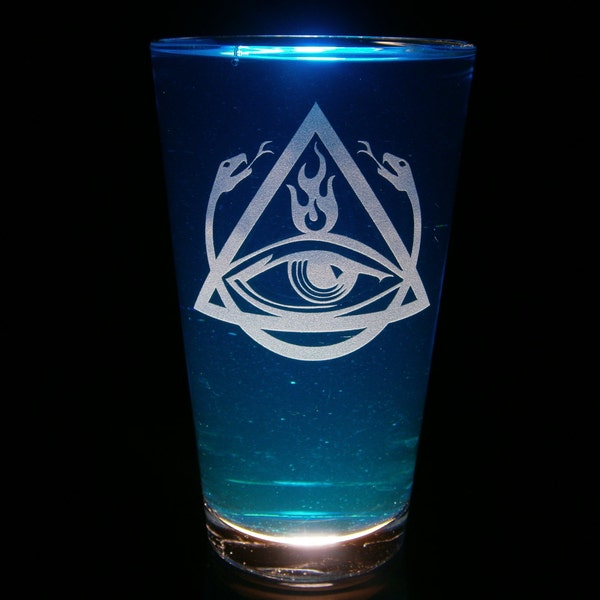 Order of the Triad Pint Glass