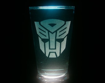 Vaso de cerveza de Transformers autobot