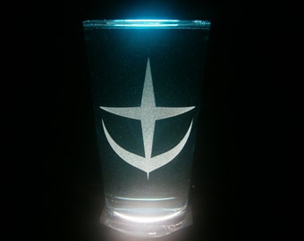Vaso de pinta Gundam de Mobile Suit de la Federación de la Tierra