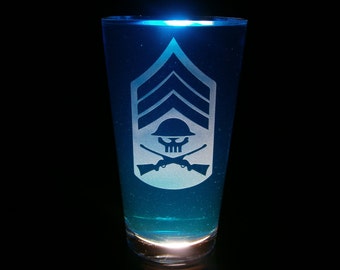 Sargent Hatred Pint Glass