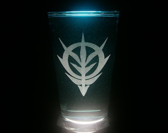 Zeon Achse Zeta Gundam Pint Glas