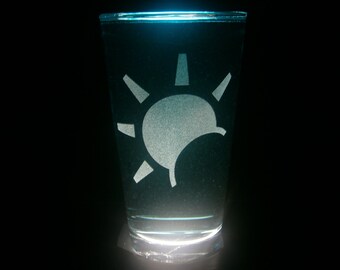 Earth Transformers Cybertron Pint Glass