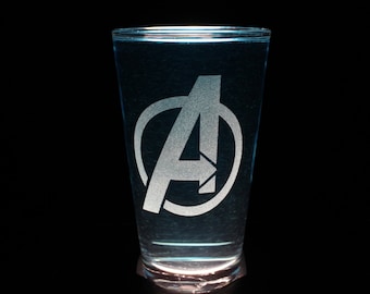 Vaso de pinta de Los Vengadores