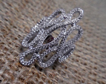 Silver Swirl Ring