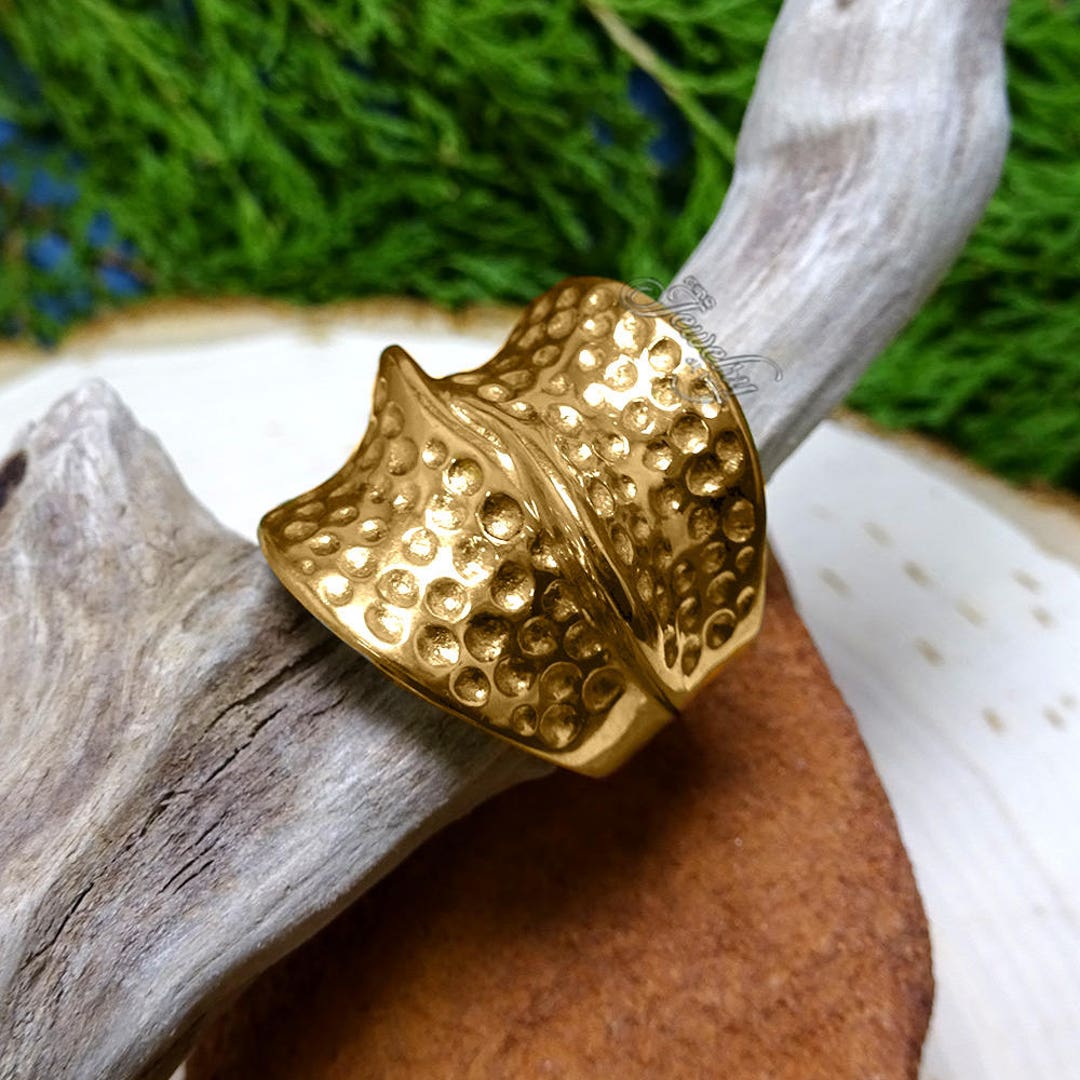 Two Fused Rings Two-tone Silver & Gold-fused Ring - Etsy