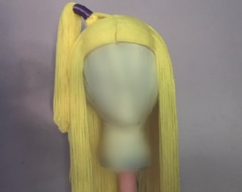 Janice costume wig, Blonde Yarn wig, girls Halloween costume hair, Janice wig, Hippie costume wig, Hippie wig, Womens Halloween costume wig