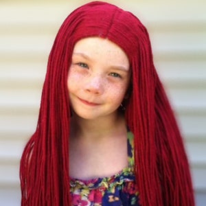 Kids Red Wig Etsy Ireland