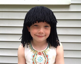 Black And White Wig For Kids Halloween Costumes For Little Etsy