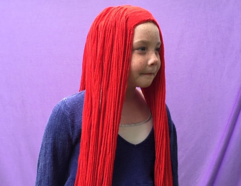 cosplay yarn wig