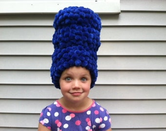 Marge wig, Marge cosplay wig commission, Marge costume wig, Blue Beehive wig, Blue Bouffant wig, Blue wig