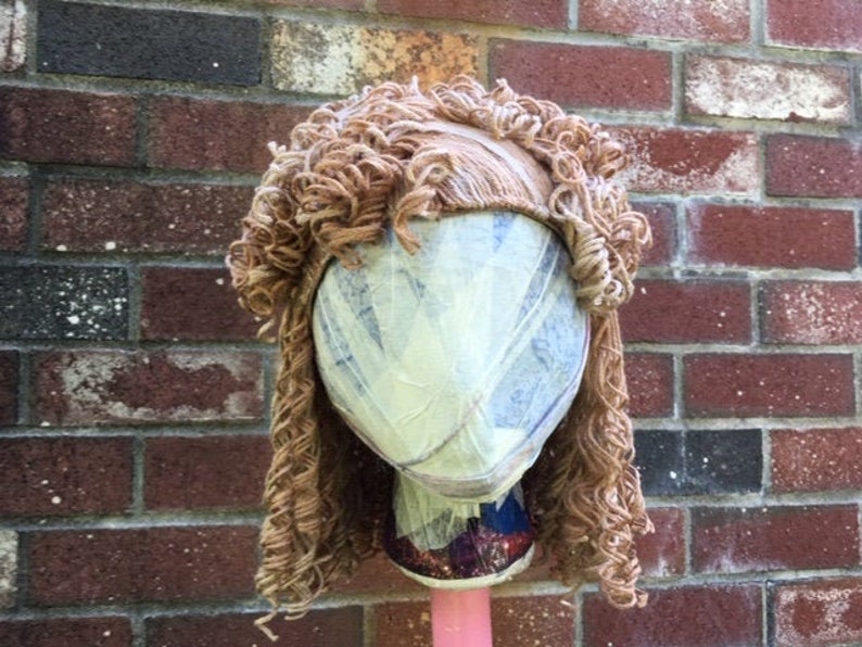 curly hair wig costume