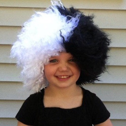 black infant wig