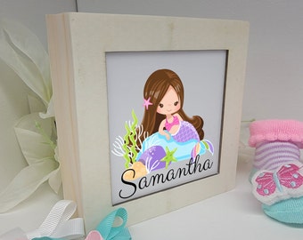 Magical Mermaid Personalized Night Light - Perfect Baby Shower Gift for a Dreamy Nursery