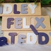 Personalized Name Puzzle, Twin Baby Gifts, First Easter Gift, Baby Boy And Girl Gift, 1st Birthday Gift, Nursery Decor, Montessori Board Toy 