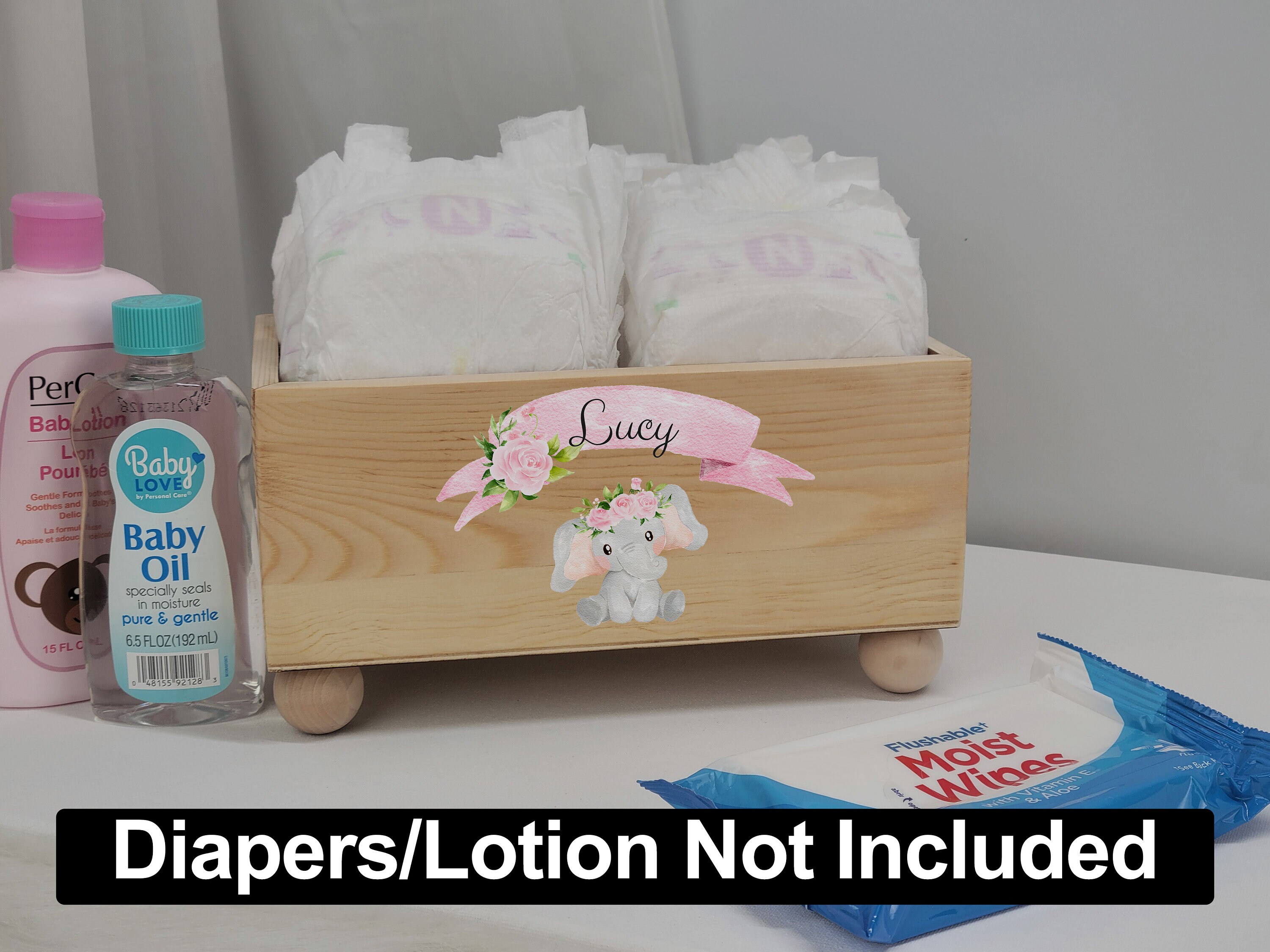 La Baby Diaper Caddy And Nursery Organizer For Baby's Essentials