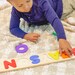 Toddler Toys for Boys, Wooden Name Puzzle, 1st Birthday Gift, Kids Learning Toy, Preschool Puzzle, Personalized Christening Gift 