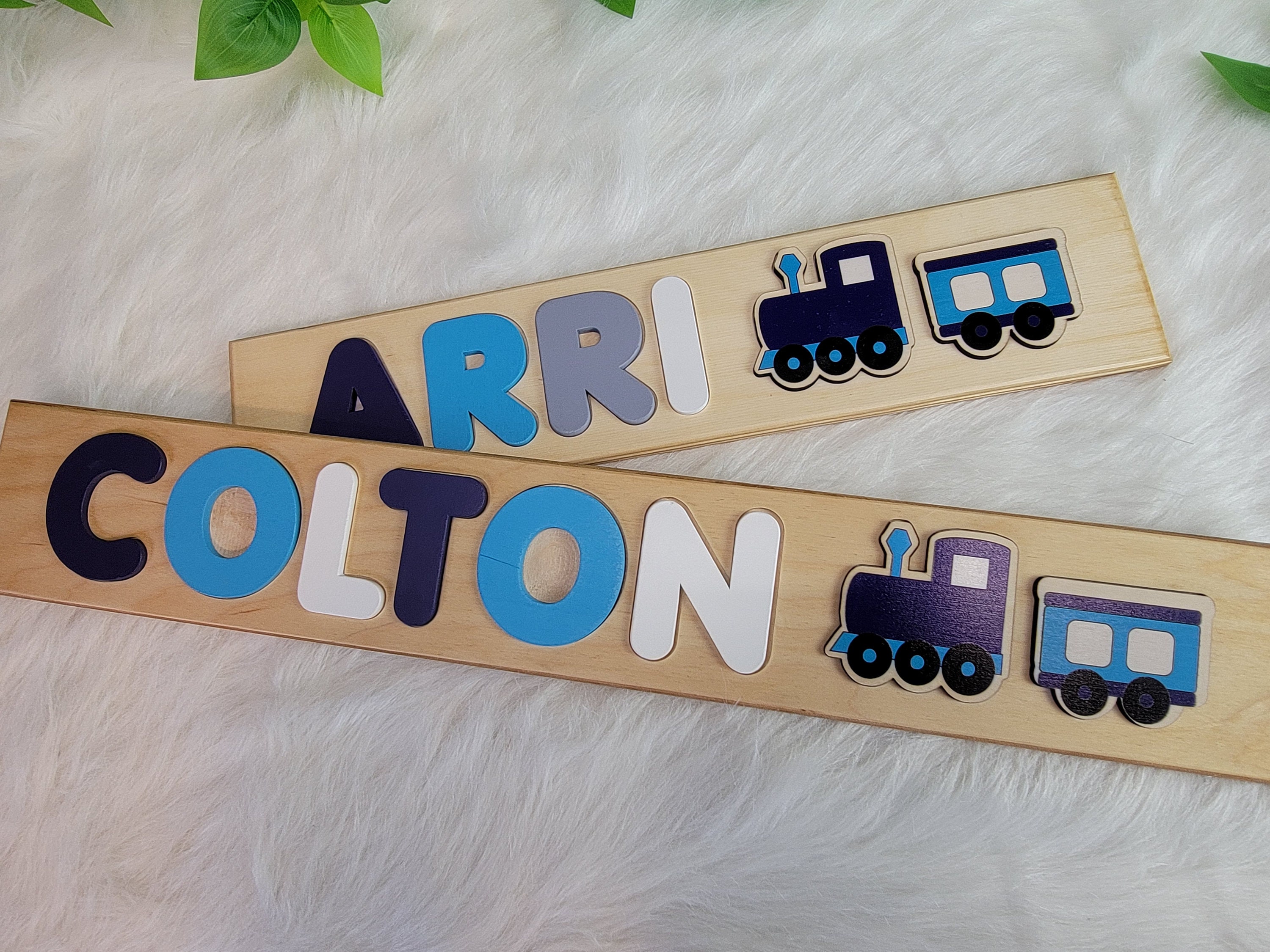 Custom Wooden Name Puzzles for Toddlers Easter Personalized Gift for a 1 Year Old Name Sign for Nursery Custom Wooden Name Puzzles for Toddlers Easter Personalized Gift for a 1 Year Old Name Sign for Nursery