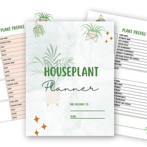 Kamerplantplanner | Afdrukbare verzorgingsgids voor kamerplanten | Downloaden, afdrukken en aan de slag gaan | Uitgebreide organizer voor plantenverzorging
