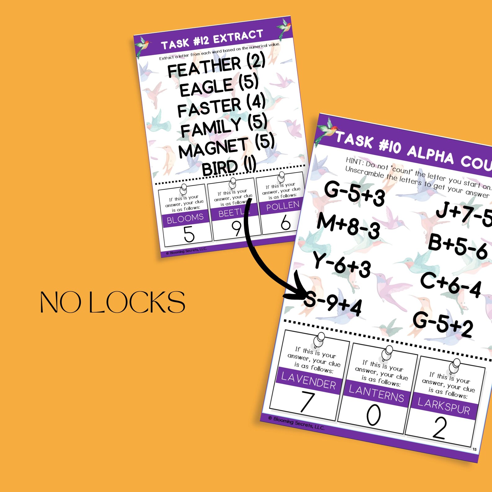 Pollinator Garden Escape Room Game: Kids Printable Adventure (digital ...