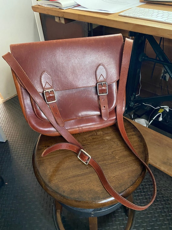 Vintage COLE HAAN leather messenger bag - image 1
