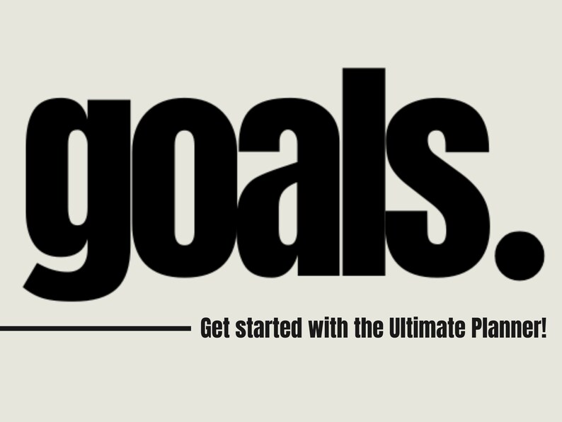 goal planning and goal setting for life goals and dreams