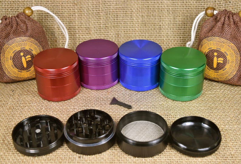 Alien Cat Laser Engraved Herb Grinder Etsy