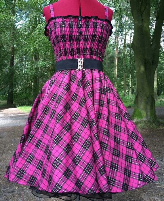tartan dress size 22