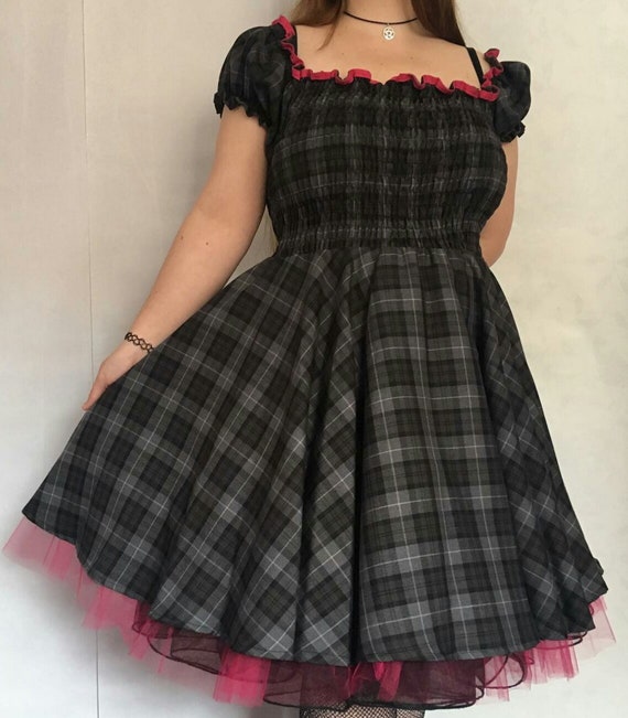 tartan dress size 22