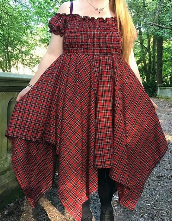 tartan dress size 22