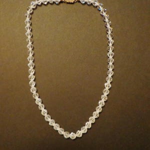Vintage Austrian Crystal Necklace made in  in the l980s
