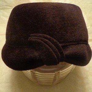 Vintage Velour Hat - Etsy