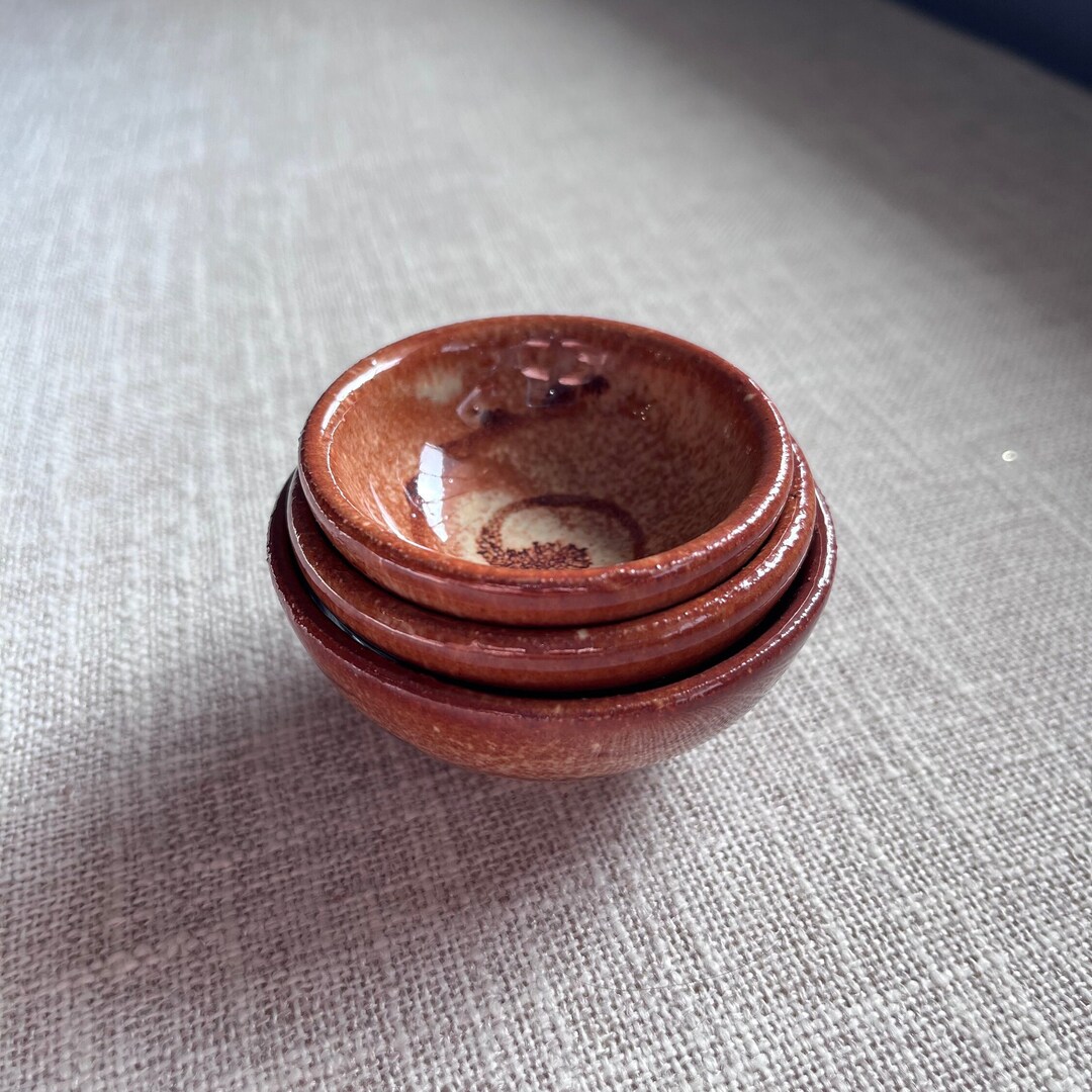 Unique Small Prep Bowls, Sauce Bowls, Spice Bowls, Stacking Prep Bowls