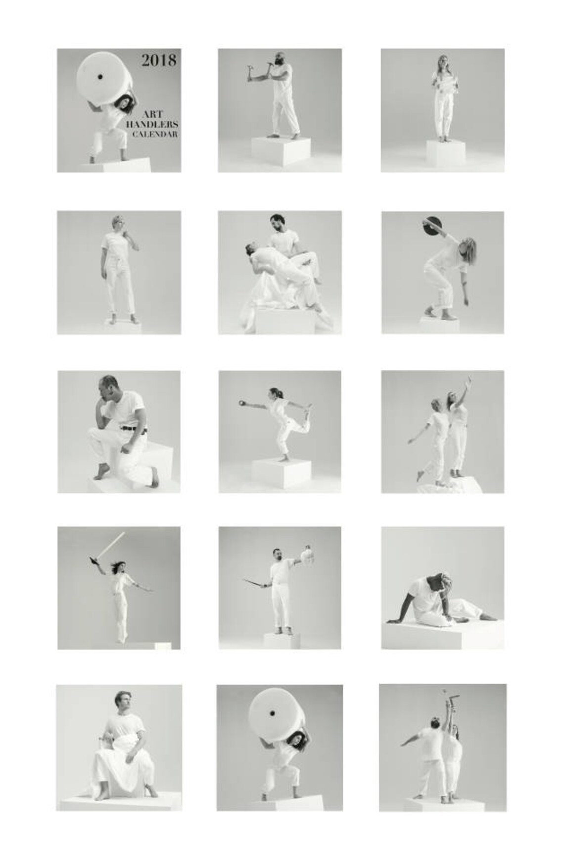 Art Handlers Calendar 2018 Etsy
