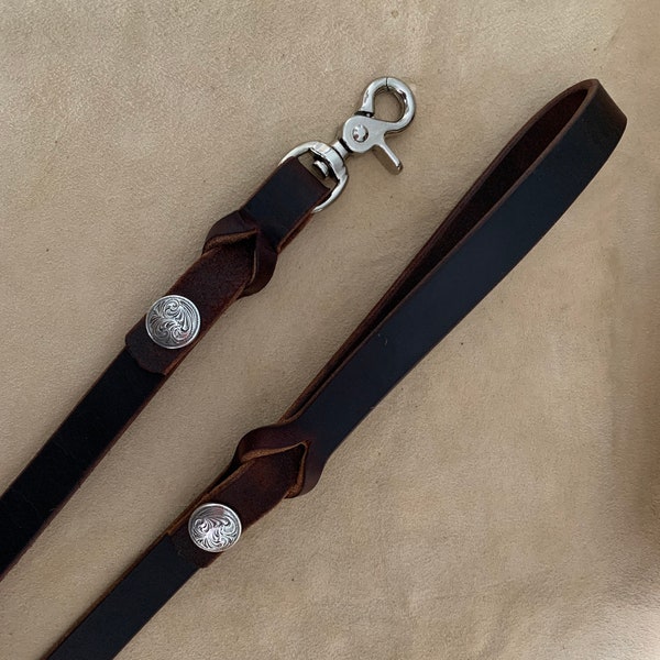 Leather Dog Leash Etsy