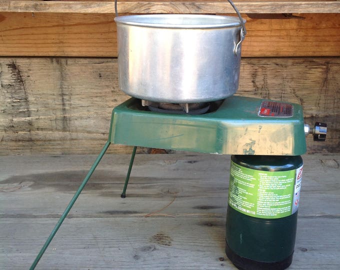 Vintage Coleman Single Burner Stove Propane Camp Stove Gas Etsy