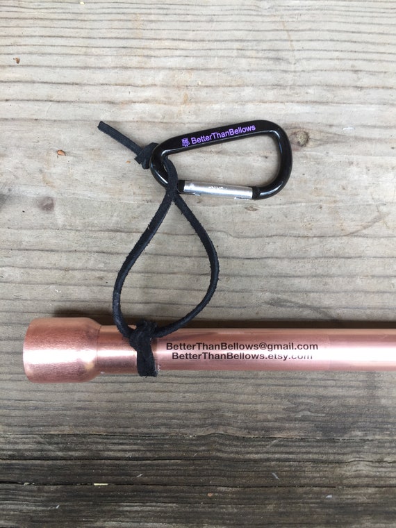 Blow Pipe Unique Gift Fire Blower Wood Stove Bellows Fire Pit